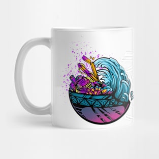 tsunami ramen Mug